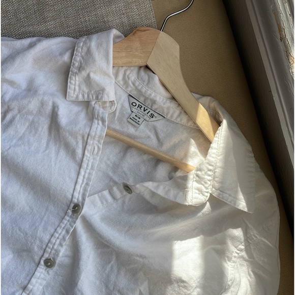 Orvis Linen Button Down - Picture 1 of 6